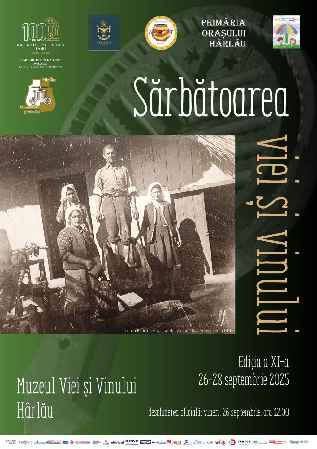 Sarbatoarea Viei si Vinului Harlau_afis